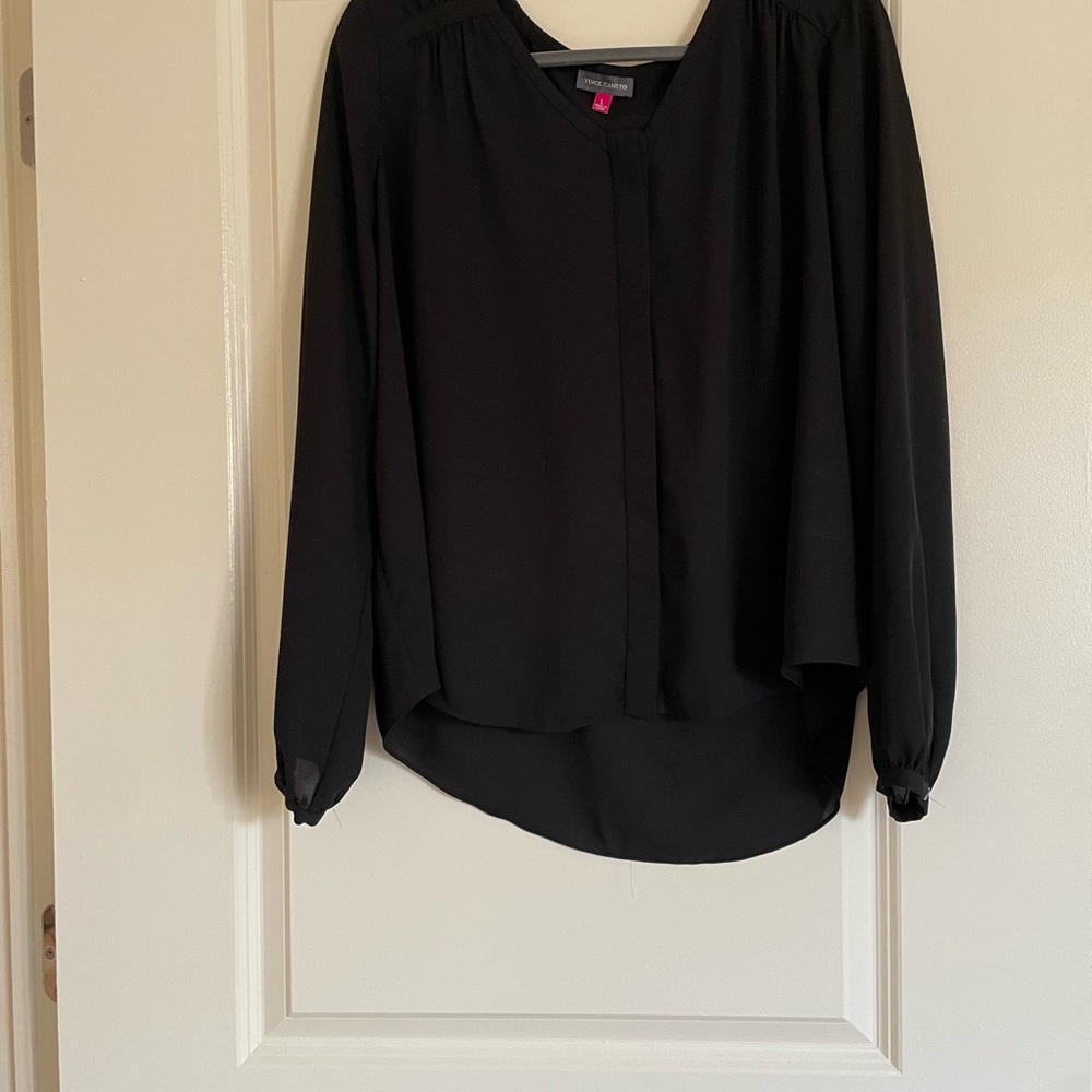 Vince Camuto Black Blouse